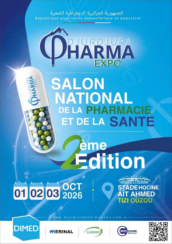 Affiche officielle du Djurdjura Pharma Expo 2026
